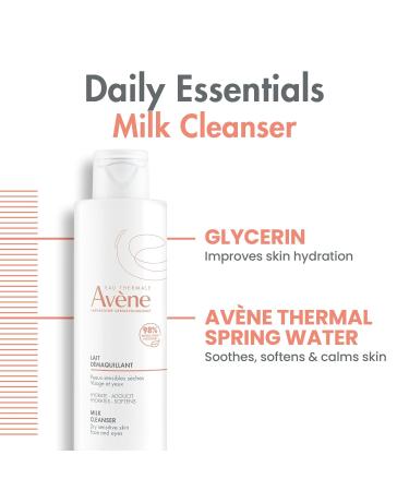 Eau Thermale Avene Gentle Milk Cleanser - New Formula | Gentle Cleansing for All Skin Types - Shop Internationally - Buy Online on SooperMarket.com