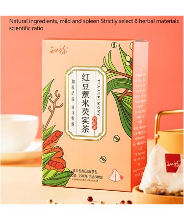 Socobeta Red Bean Dehumidifying Tea: 30 Capsules Herbal Sampler for Casual Tea Tasting | Perfect Gift for Kitchen & Home - Buy Online on SooperMarket.com