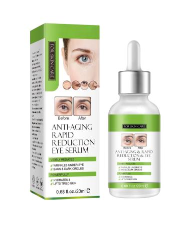 Eye Serum For Firm Skin & Tight Around Eye Eye Serum For Dark Circles & Puffy Eyes Bags Under Eyes Treatment For Women & Men Anti Wrinkle & Anti Aging Eye Serum Reduce Fine Lines