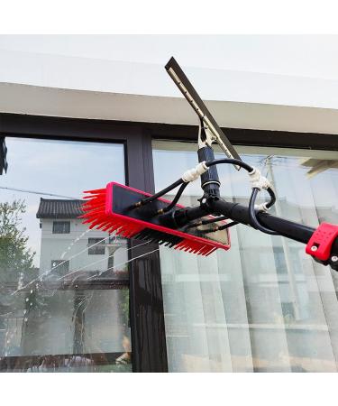photovoltaic cleaner window cleaning pole 10.8M/35FT Window Cleaning Pole Outdoor Water Fed Telescopic 2 In 1 Brush Squeegee Attachment Professional Extendable Cleaner Conservatory Roof Gutt 3.6m/11.8ft - Buy Online on SooperMarket.com