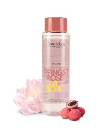 Jean & len foam bath Pentecost rose & litschi for a relaxing bathing experience floral-tender fragrance after peony and lychi for all skin types bathing additive without parabens & silicones vegan 400 ml Pentecost rose & litschi 400 ml (1 Pack)