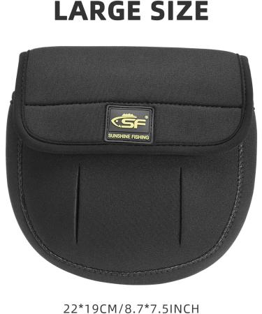 SF Spinning Reel Cover Case Bag Pouch Glove - Fits 1000-3000 Series Reels - Black - Buy Online on SooperMarket.com