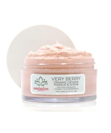 Very Berry Oxygen Exfoliating Mask & Scrub | Sweetsation Therapy | Hydrating Rejuvenating & Purifying with Vitamin C & Superberries - International Shipping - Buy Online on SooperMarket.com