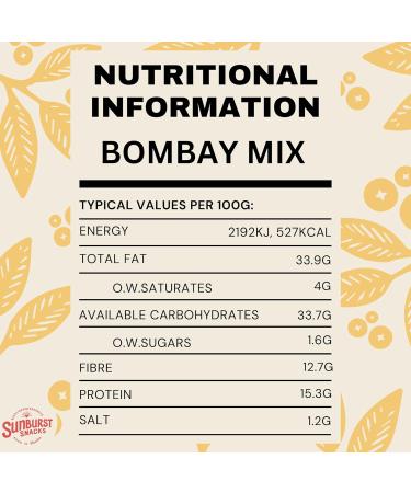 Sunburst Snacks Spicy and Crunchy Bombay Mix (Hot) 500g - Buy Online on SooperMarket.com