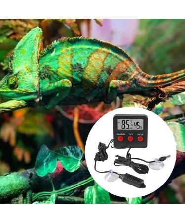 2Pcs Digital Thermometer and Humidity Thermometers Indoor and Outdoor Digital Temperature and Hygrometer Gauge with Probe for Reptile Terrarium Thermometer Pet Keeping - Buy Online on SooperMarket.com