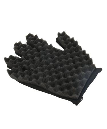 Twist Sponge for Hair Curls Twist Hair Sponge Set Sponge Gloves for Afro Coil Hair Afro Braid Style for Kinky Hair Curls Dreadlocks Afro Style