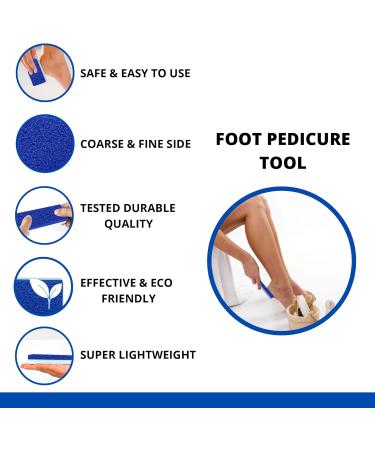 Love Natural Pumice Stone for Feet - 2-in-1 Exfoliating Scrubber for Dead Skin & Callus Removal - Professional Foot Care Rock (Blue - Buy Online on SooperMarket.com