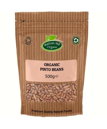 Organic Pinto Beans 500g by Hatton Hill Organic - Free UK Delivery