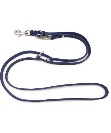 Buy Adjustable Dog Liner for Small & Large Dogs | 2m Double Linen Leash - Navy Blue - Buy Online on SooperMarket.com