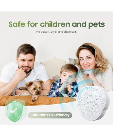 Effective Mosquito Lamp & Insect Destroyer - 4 Pack UV Pest Control & Ultrasound Repeller for Mice Cockroaches Moths & Rats | International Shipping - Buy Online on SooperMarket.com