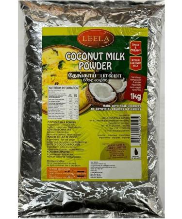 Leela Coconut Milk Powder Made With Real Coconuts No Artificial Colours And Flavours Thick And Creamy Rich In Coconut Milk 1Kg Pack Of 2 Coconut Milk Powder 1KG Pack Of 2 - Buy Online on SooperMarket.com