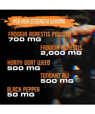 BEBEFEN Premium Fadogia Agrestis Supplement - 3750mg Per Serving with Horny Goat Weed & Tongkat Ali - Performance, Strength, Energy Support - 120 Tablets - Buy Online on SooperMarket.com