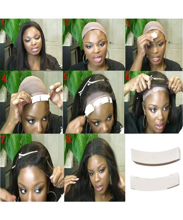 TsoLay 72Pc/Lot No-Shine Lace Wig Tape Double Sided Adhesive Extension Hair Tape Strips for Toupees/Lace Wig Film - Buy Online on SooperMarket.com