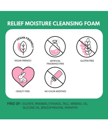 MAKEPREM Hydrating Cleansing Foam for Sensitive Dry Skin - 8.45 Fl Oz - Low pH 5.5 Face Wash with Naturally-derived Ingredients - Safe Me. Relief Moisture - Pack of 1 - Buy Online on SooperMarket.com