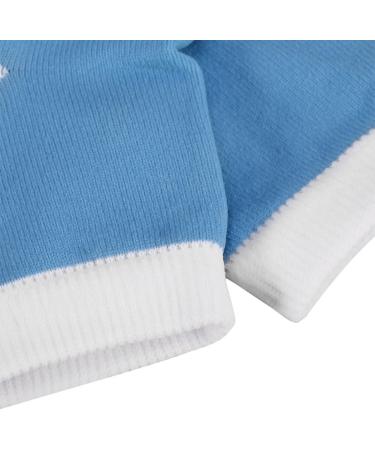 Buy Angrek Washable Gel Spa Heel Socks - 2 Piece Moisturizing Pedicure Care for Dry Cracked Feet - Open Toe Protection (Blue) - Buy Online on SooperMarket.com