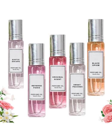 Pheromone Perfume Collection Pheromone Perfume Scent Perfume Perfume Roll-On Pheromone Perfume Collection (1 Set / 5 Pcs) (2 Set / 10 Pcs) - Buy Online on SooperMarket.com