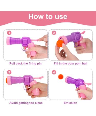 Heyu-Lotus Cat Ball Launcher to Relieve Boredom Interactive Cat Toys with 100 Pcs Balls and 1 Pcs Launcher Plush Ball Shooting Gun for Cats Suitable for Indoor Cat Training Playing Sports Games - Buy Online on SooperMarket.com