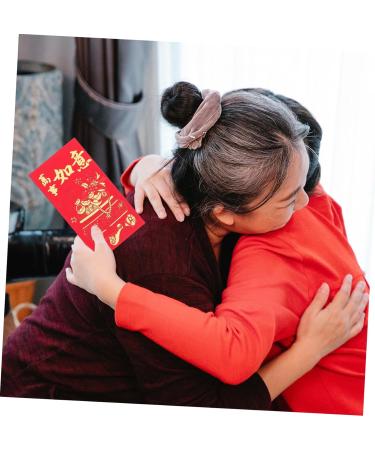 Warmhm 30pcs Red Packet Money Bag Cute Envelopes Red Money Pocket Red Envelopes New Year Envelope Chinese Red Envelope Festival Red Envelope New Year Gift Paper Dragon Pattern China Red 2 179CM - Buy Online on SooperMarket.com