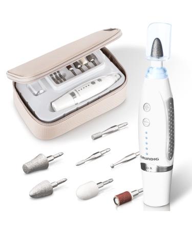 Grundig manicure set electrical - beautiful nails thanks to power LED and 17Tlg sapphire accessories i pedicure foot care set and manicure set with accessories reordering I (manicure set)