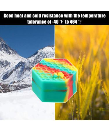 3 Pieces 26ml Hexagon Silicone Container Wax Carving Container Silicone Honeybee Container with Carving Tool for Essential Oil  Lip Balm  Spices (Assorted Color) - Buy Online on SooperMarket.com