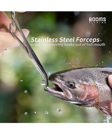 Booms Fishing FF2 Fly Fishing Accessories Kit - Forceps, Nipper, Straightener, Zinger, Two-Sided Fly Box Assortment - Ultimate Fly Fishing Gear Combo - Buy Online on SooperMarket.com