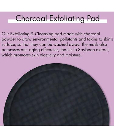Lapcos Charcoal Exfoliating Cleansing Pads - 5 Pack (0.24 fl oz Each) for Radiant Skin - Buy Online on SooperMarket.com