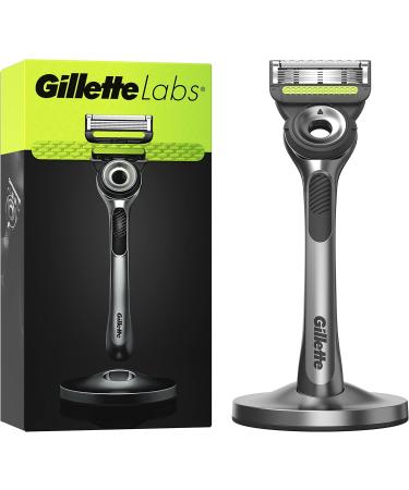 Gillette Labs Razor Blades - 9 Replacement Blades + Premium Wet Razor Bundle with Magnetic Dock | International Shipping - Buy Online on SooperMarket.com