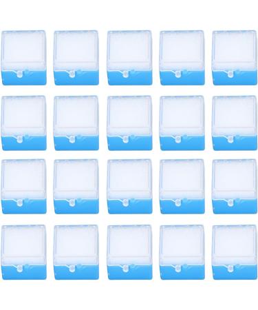 Pack of 20 Durable Plastic Bridge Boxes for Denture Storage | Foam Insert Portable & Ideal for Laboratories and Clinics - Buy Online on SooperMarket.com