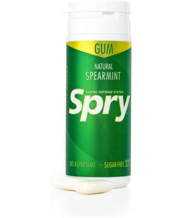 Xlear Spry Spearmint Sugar-Free Chewing Gum - 27 Pieces for Fresh Breath - Buy Online on SooperMarket.com