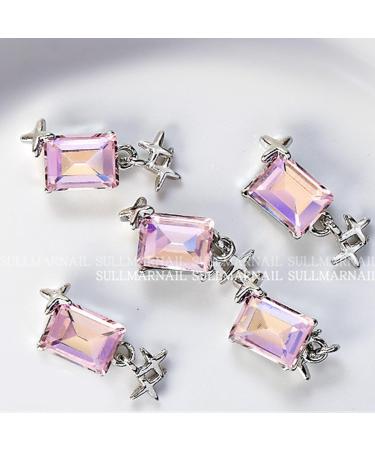 5pcs Fashionable Embellishments In A Unique Rectangle Shape For Parties And Weddings Water Red - Buy Online on SooperMarket.com