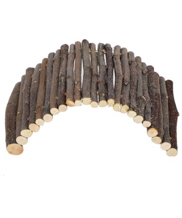 Small animals wooden arch bridge hamster bridge wooden conductor bridge Small animal discard rodents cubes for guinea pigs chinchilla ferret reptil (l)