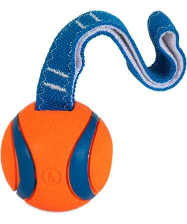 Chuckit! Ultra Tug Dog Toy | Large Rubber Ball Interactive Fetch & Tug Toy - Buy Online on SooperMarket.com