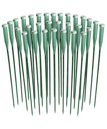 30 Pack Stem Water Tubes for Flowers with Caps Extendable Vials for Floral Arrangements Florist Supplies (12 in)