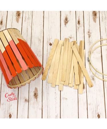 12 Inch Wood Paint Stir Sticks 10 Pack - CraftySticks Garden Markers Mixing Sticks for Epoxy Resin - Buy Online on SooperMarket.com