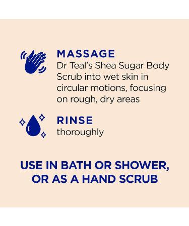 Dr Teal's Shea Sugar Body Scrub Citrus with Essential Oils & Vitamin C 19 oz - Pack of 3 - Buy Online on SooperMarket.com
