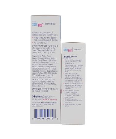 Sebamed Children's Baby Shampoo - Extra Mild Cleanser for Delicate Hair and Scalp - 750mL Value Pack - Buy Online on SooperMarket.com