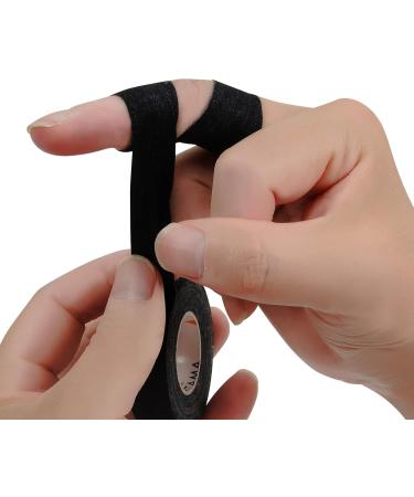 Amathings 3-4 Roll Black Climbing Tape in Metal Box - 1.5cm Wide Finger Tape for Bouldering Sports Volleyball & Martial Arts - 4x Rolls - Buy Online on SooperMarket.com
