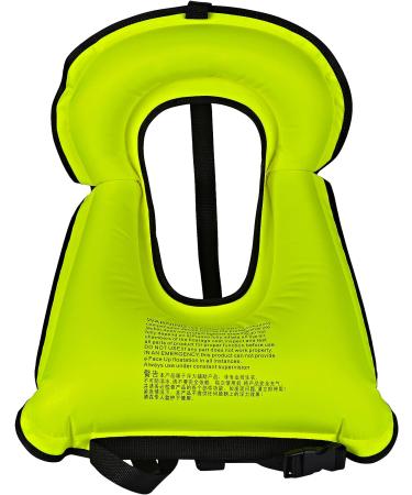 Adjustable Inflatable Snorkel Vest for Adults and Kids - Green | Water Sports Safety Gear | SOLY - Buy Online on SooperMarket.com