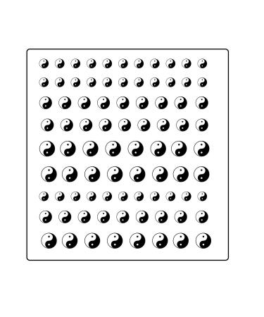 YinYang Yin Yang Collection (Yin Yang Nail Art Decals C2)