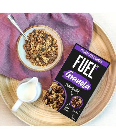 Fuel10k Chocolate Granola Porridge Oats 1kg Muesli Protein 50% Cocoa Solid Breakfast with Welari Thank You Card (1pack) - Buy Online on SooperMarket.com