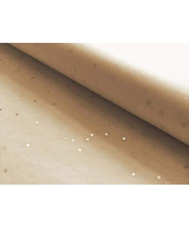 InsideMyNest Sparkly Glitter Gemstones Tissue Paper - 20 Sheets - 30x20 inches (Gold Dust)