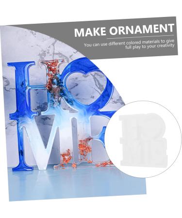 STOBOK Silicone Mold Candle Molds Ornament Jewelry Charms Mould Love Sign Silicone Die Crystal Epoxy Crafts White 13.3X13cm - Buy Online on SooperMarket.com