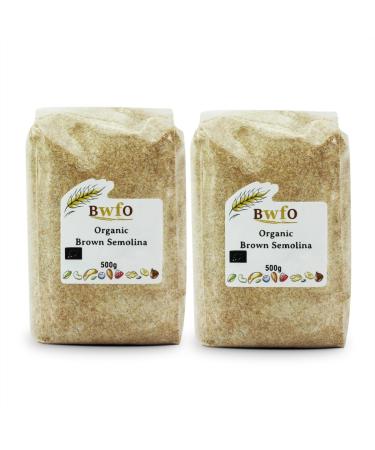 Organic Brown Semolina 1kg (BWFO)