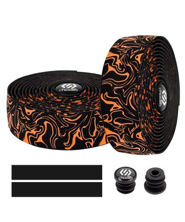 Chooee Road Bike Handlebar Tape,2PCS Bicycle Bar Tape,Orange