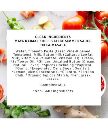 Maya Kaimal Tikka Masala Sauce - Mild Indian Simmer Sauce, Gluten-Free, 12.5 oz - Buy Online on SooperMarket.com
