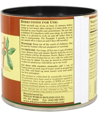 Royal Cat's Claw 4.9 oz (140 g) - Whole World Botanicals | Premium Herbal Supplement - Buy Online on SooperMarket.com