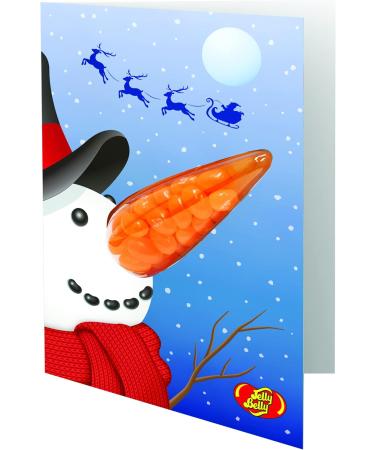 Jelly Belly - Snowman Greeting Card with Tangerine 28g x 12 - Buy Online on SooperMarket.com