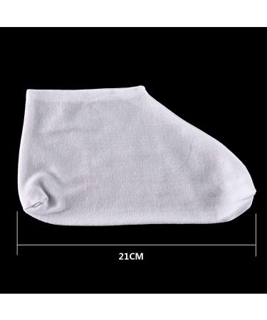 Buy DEZHI 6 Pairs Cotton Moisture Socks - Foot Spa Socks for Dry Cracked Skin - Moisturizing White Socks for Ultimate Comfort - Buy Online on SooperMarket.com
