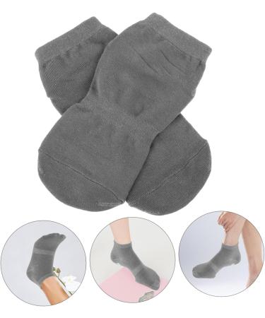 Mikinona 1 Pair Gel Socks Spa Soften Socks Hair Beads Clip Moisturizing Cotton Socks Dry Cracked Socks Hard Skin Repair Socks Moisturizing Socks Moisturizing Spa Socks Vegetable Gel - Buy Online on SooperMarket.com