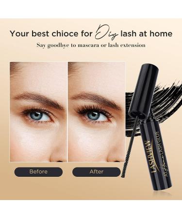 LASHVIEW Super Strong Hold Cluster Lash Glue | 72 Hours Long Lasting & Waterproof | Fast Drying & Non-Irritating - Buy Online on SooperMarket.com